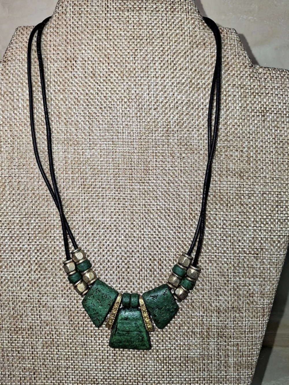 Green Statement Necklace